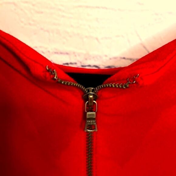 Red Peplum Top/Blouse - Picture 4 of 4